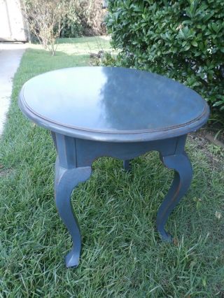 Ethan Allen Heirloom Oval Occasional Table/side Table/bedside Table/ Lamp Table