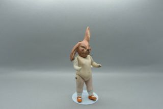 Antique Germany Porcelain Bisque Doll With Animal Head Rabbit From Limbach 1900