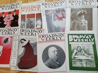 25 1904 Broadway Weekly Magazines Theater Actors Actresses Antique Play Theatre 4