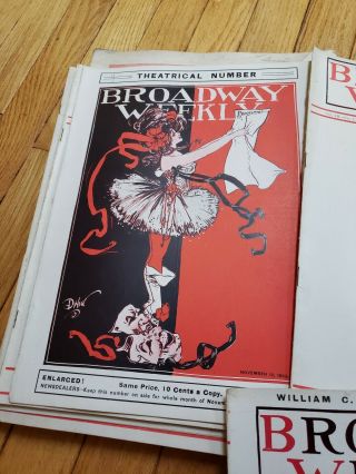 25 1904 Broadway Weekly Magazines Theater Actors Actresses Antique Play Theatre 8