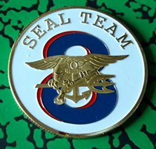 U.  S.  Navy Seal Team Eight U.  S.  Military Challenge Coin