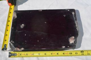 Dalle de Verre vintage art glass slab.  (2901) 2