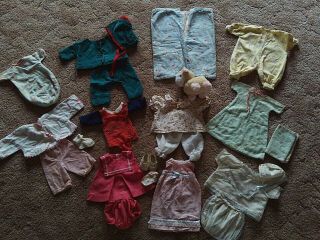 Vintage Antique Doll Clothes Sizes Are For 10 " Dolls,  Great Estate Find