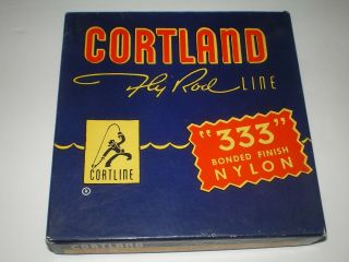 Vintage Box Of Cortland Fly Rod Fishing Line