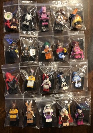 Lego Collectible Minifigure The Lego Batman Movie Series 1 Complete Set