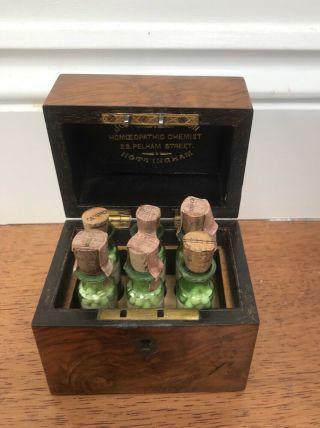Rare Antique Homeopathic Apothecary Chemist Box - John Stevenson 1850