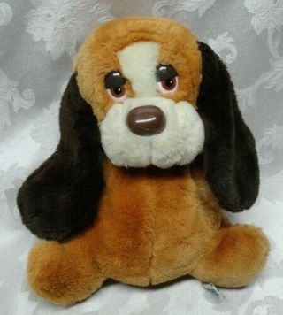 Vintage Baxter 10 " Russ Berrie Full Body Hand Puppet Dog K - 41 Korea 1828 Hound