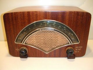 Non - 1946 Vintage Zenith Model 8 - H - 034 Antique Tube Am - Fm Radio