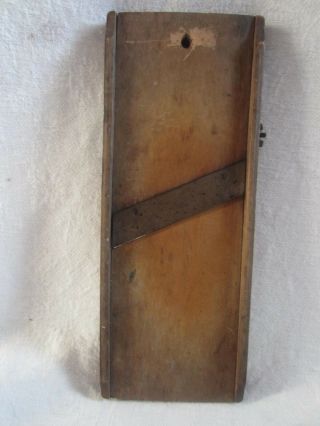 Antique Rustic Wooden Board Cutter T&d Mfg.  Co. ,  Usa,  Kitchen,  Slaw,  Cabbage