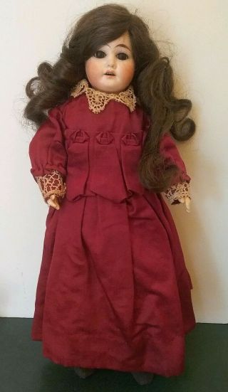 15 " Antique Ernst Heubach Koppelsdorf Bisque Head Dolly Face Doll Jointed