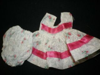 Vintage Ginny Vogue Tagged Pink Print Dresss & Pants