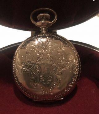 Waltham Ladies 1890 Gold Filled 6s 7j Seaside Hunter Pocket Watch