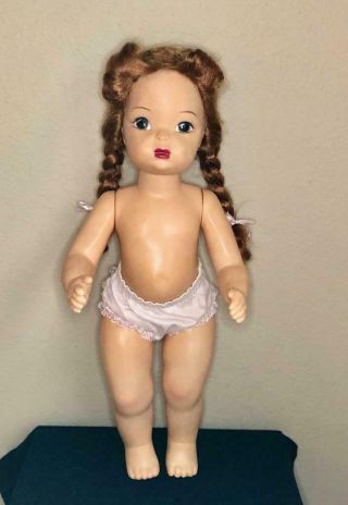 Vintage 16 " Terri Lee Auburn Hair,  Hard Plastic Doll,  1950s,
