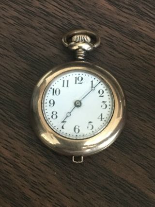 Antique Gavour England Watch Co 10k Gold Filled Ladies Pocket Watch 3/0s