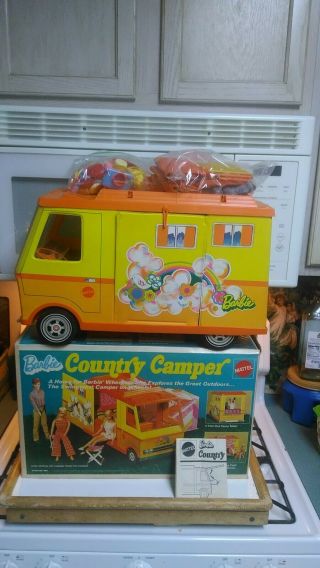 1970 Vintage Barbie Country Camper Motorhome Box Near