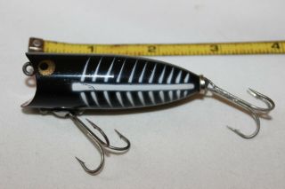 Vintage Heddon Baby Lucky 13 Xbw Tough Gold Eyes Fishing Lure