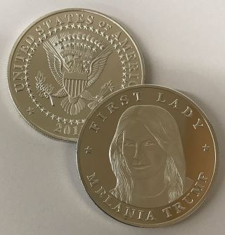 First Lady Melania Trump Commemorative Novelty Coin