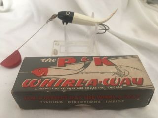 Vintage P&k Fishing Lure With The Box