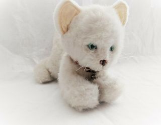 Vtg Real Soft Toys Watford Herts England Tom Kitten 10 " Plush White Cat