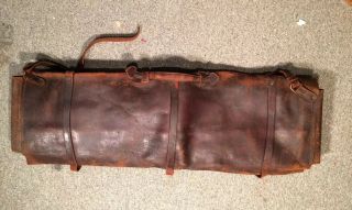 Antique Leather Rifle,  Shot Gun Carry Case Bag Circa 1880 - 1900