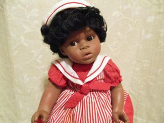 Vintage Toyna Black African American Doll By Louise Tierney