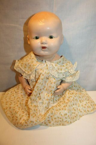 Vintage Baby Doll Composition Head Rubber Body