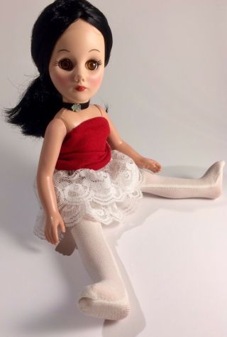 11” Vintage EFFANBEE Doll Spanish 1975 - 76 Hazel Sleep Eyes Long Wavy Black Hair 3
