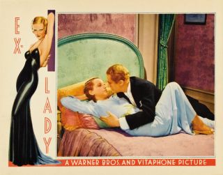 Ex Lady Bette Davis Vintage Movie Poster Print