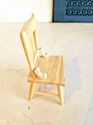 DOLLHOUSE WOOD CHAIR FURNITURE Kitchen Dining Room CLASSICS BRAND 3