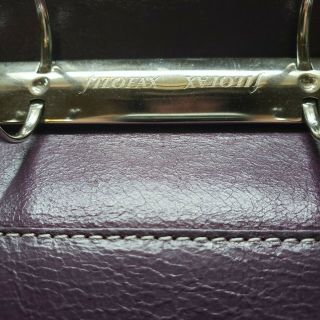 Filofax Malden Antiqued Leather A5 Planner Organizer,  Purple 4