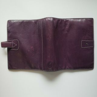 Filofax Malden Antiqued Leather A5 Planner Organizer,  Purple 6