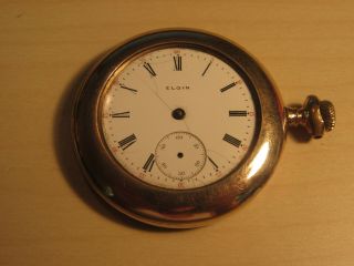 Ca.  1905 Elgin 6 Size 7 Jewels Pocket Watch - Grade 286 Model 2 - 20yr Gf Case