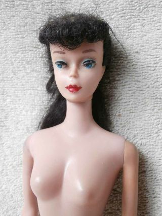 Vintage Brunette Ponytail 5 ? Barbie Doll