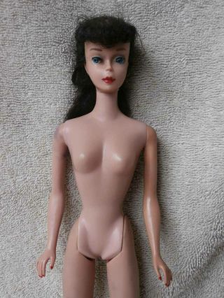 Vintage Brunette Ponytail 5 ? Barbie Doll 3