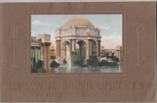 1915 Pan Pacific Expo Booklet Of 64 Illustrations