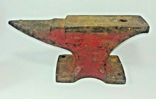 Antique Blacksmith Anvil Small Unmarked 9 Lb Iron Jeweler Farrier Cobbler