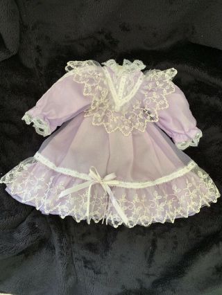 Silk And Lace Doll Dress