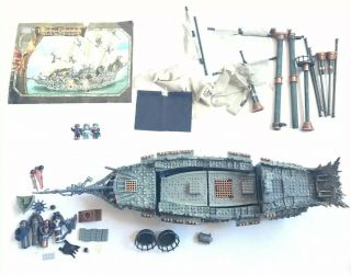 Mega Bloks Pirates Of The Caribbean Pirate Ship Flying Dutchman 1029 Incomplete