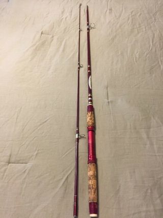Vintage Berkley Cherrywood C30 - 7 Spinning Rod Fishing Rod @7 Foot