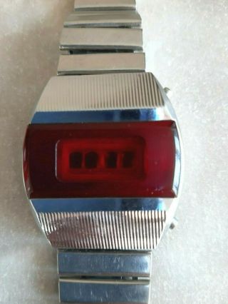 Elektronika Electronika 1 Vintage First Red Led Digital Watch Pulsar Ussr Soviet
