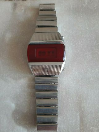 ELEKTRONIKA Electronika 1 Vintage First RED LED digital watch Pulsar USSR Soviet 2