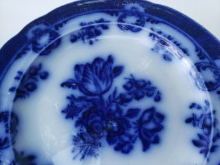 11 Copeland Spode Antique Flow Blue Floral Pattern 9 1/4 