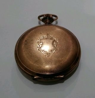 Antique Philadelphia Watch Co.  Victory Ornate Gold Filled Pocket Watch Case