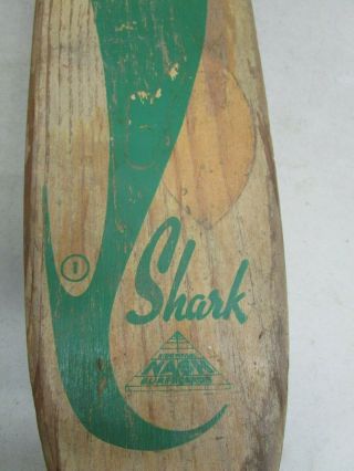 Vintage 1960 ' s NASH SIDEWALK SURFBOARD/SKATEBOARD W/METAL WHEELS 7