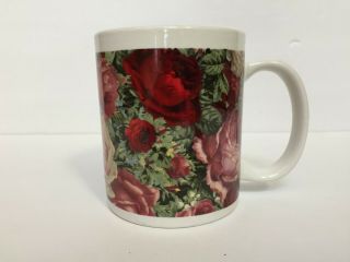 John Grossman Coffee Cup Mug 10 Oz Roses Floral Gardener The Antique Images Line