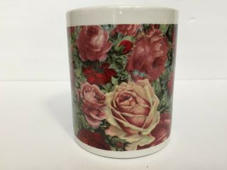 John Grossman Coffee Cup Mug 10 oz Roses Floral Gardener The Antique Images Line 2