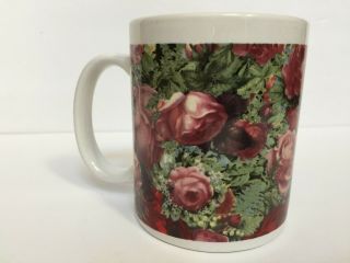 John Grossman Coffee Cup Mug 10 oz Roses Floral Gardener The Antique Images Line 3