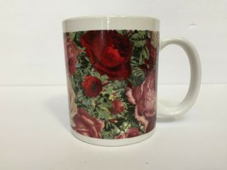 John Grossman Coffee Cup Mug 10 oz Roses Floral Gardener The Antique Images Line 5