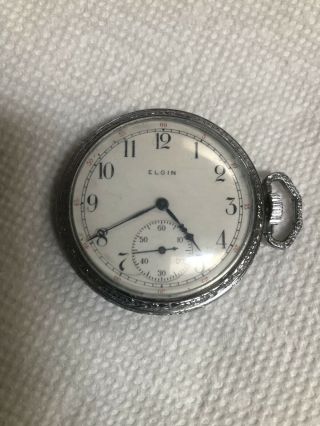 1914 Elgin 12s 7 Jewel Pocket Watch Grade 301
