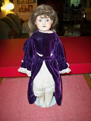 Antique French 16 " Armand Marseille Bisque Head Doll